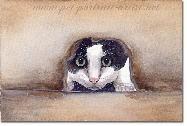 All Gone, Watercolour painting by Joanna Culley