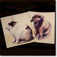 pet portrait mouse mat gift