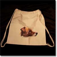 Pet Portrait Rucksack Bag