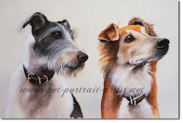 Double Portrait of Alfie and Luca, by Joanna Culley