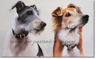 Double Portrait of Alfie and Luca by Joanna Culley
