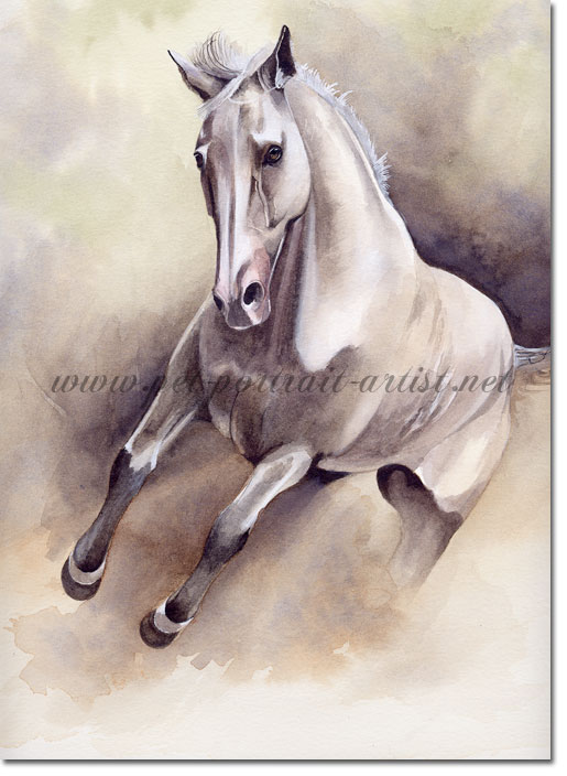Painting of a Horse, by Joanna Culley