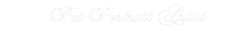 Pet portrait artist logo